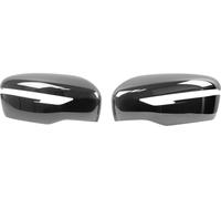 Coques de rétroviseurs Couverture de rétroviseur pour Nissan Qashqai J11 2014-2021 Chrome ABS Foncé