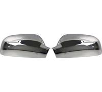 Coques de rétroviseurs Couverture de rétroviseur pour Peugeot 307 2001-2009 Inox argent 2pcs
