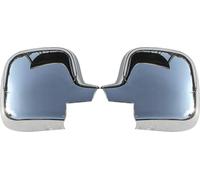 Coques de rétroviseurs Couverture de rétroviseur pour Peugeot Partner 2008-2012 Chrome ABS Argent