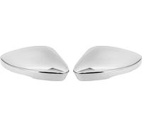 Coques de rétroviseurs Couverture de rétroviseur pour Skoda Octavia 5E 2013-2019 Acier inoxydable Argent