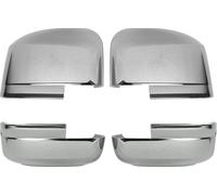 Coques de rétroviseurs Couverture de rétroviseur pour VW Crafter 2017-2025 Chrome ABS Argent 4pcs