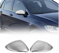 Coques de rétroviseurs Couverture de rétroviseur pour VW Golf mk7 Variant 2013-2020 Acier inoxydable mat