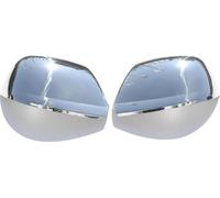 Coques de rétroviseurs Couverture de rétroviseur pour VW Touareg 2007-2010 Acier inoxydable Argent 2pcs