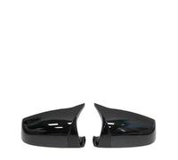 Coques De Rétroviseurs Extérieurs Aspect Fibre Carbone Noires Pour BMW Série 5 6 7 Series F01 F02 F03 F04 F06 F07 F10 F11 F12 F13 couverture(Bright black)