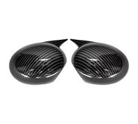 Coques de rétroviseurs extérieurs Compatible Avec Mini Pour R55 Pour R56 2007-2013 Pour R57 2009-2014 Voiture Latéral Portière Rétroviseur Caches Enjoliveurs Carbone Rechange Accessoires(Carbon Look)