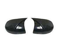 Coques de rétroviseurs extérieurs Compatible Avec Shuttle Pour Jazz GK5 2014 2015 2016 2017 2018 2019 2020 Voiture Rétroviseur Capuchon Rechange Pièces Détachées Accessoires(High profile black)