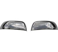 Coques de rétroviseurs pour Dacia Duster 2010-2012 Inox argent 2pcs