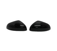 coques de rétroviseurs Pour Ford Pour Fiesta MK8 2018-2024 Garniture Couvercle Rétroviseur Voiture Paire Couvercles Rétroviseur Latéraux Carbone Capuchon de rétroviseur(Glossy Black)