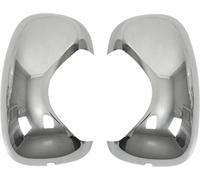 Coques de rétroviseurs pour Opel Vivaro 2001-2014 Inox argent 2pcs