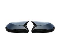 coques de rétroviseurs Pour Toyota Pour C-HR Pour CHR 2018 2 PIÈCES ABS Fibre Carbone Voiture Rétroviseur Aile Couverture Garniture Décorative Voiture Capuchon de rétroviseur(Bright black)