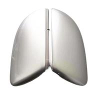 coques de rétroviseurs Pour VW Pour Golf 6 MK6 Pour GTI R20 Pour Touran 2011-2014 2015 Capuchon Rétroviseur Voiture Automobile 1 Paire Couvercles Latéral Capuchon de rétroviseur(Argent)