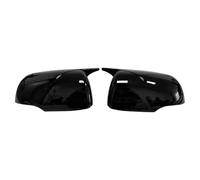 Coques latéraux voiture Pour Kia Picanto 2012-2025 2 Autocollants Voiture Couvercle Rétroviseur Capuchon Garniture Boîtier Extérieur Décoration Véhicule Boîtier compatible(With Ligh Black)