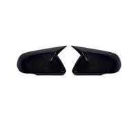 Coques remplacement rétroviseurs auto Pour Ford Pour Mustang 2015-2020 Voiture Rétroviseur Latéral Couvercle Aile Capuchon Extérieur Porte Vue Arrière Boîtier Garniture ( Couleur : With Light Black )