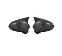 Coques Remplacement Rétroviseurs pour Seat Leon MK2 1P Ibiza MK4 6J 2008 2009 2010-2017 Coques De Rétroviseurs en Fibre De Carbone Noir Brillant Coques rétroviseur(Carbon Fiber)