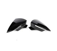 Coques Rétroviseur Coques De Rétroviseurs Latéraux en Fibre De Carbone pour Seat pour Leon MK3 5F St pour FR pour Cupra pour Ibiza MK5 Arona KJ7 Coques Rétroviseur Voiture(Gloss Black)