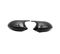 Coques Rétroviseur pour BMW Série 1 E81 E82 E87 E88 116i 118i 120i 125i 128i 130i 135i 135is 116 118 Motif Fibre Carbone Noir M Look Rétroviseur Coques Rétroviseur Voiture(Carbon Fiber PatternA)