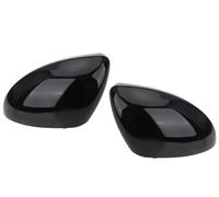 Coques Rétroviseur Pour Clio Pour MK5 2019-2022 2024 2025 Couvercle Rétroviseur Porte Couvercle Rétroviseur Latéral Noir/blanc Brillant Coques Rétroviseur Extérieur(2pcs Glossy Black)