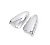Coques Rétroviseur pour Hyundai pour LAFESTA pour I20 I20N BAYON 2020-2023 Couvercle De Rétroviseur Latéral De Voiture Autocollant Capuchon Coques Rétroviseur Voiture(Silver)