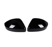 Coques rétroviseur pour L&and R&Over pour Range Rover pour Evoque 2014-2021 pour Discovery Sport 2015-2021 Garniture De Capuchons De Rétroviseur Côté Porte Miroir Couverture (Couleur : Piano Black)