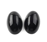Coques Rétroviseur pour Mini R55 R56 R57 R58 R59 R60 R61 2007 2008 2009 2010 2011 2012 2013 1 Paire De Coques De Rétroviseur Noir Brillant Coques Rétroviseur Voiture