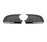 Coques Rétroviseur Voiture Compatible Avec Pour A4 2008-2009 Pour A5 2007-2008-2009 Pour A6 2008-2009-2010-2011 Voiture Rétroviseur Brillant Noir Latéraux Caches Casque(Carbon fiber pattern)