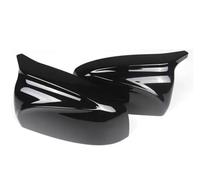 Coques Rétroviseur Voiture Pour BMW Pour X5 E70 Pour X6 E71 2008-2013 2 Pièces Rétroviseur Latéral Modifié Style Voiture Noir Brillant Motif En Fiber Carbone Capuchons Couverture Miroir Capuchon Rétro