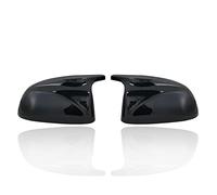coques rétroviseur voiture Pour BMW X4 G02 2018-2022 Voiture Côté Porte Rétroviseur Latéral Couverture CapParts Style Rétroviseur Capuchons (Color : Bright black)