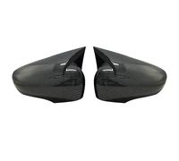 coques rétroviseur voiture Pour Clio MK4 Pour 4 2012-2019 2 Pièces ABS Plastique Chauve-souris Aile Miroir Couvre Rétroviseur Housse Noir Brillant Accessoires De Voiture