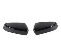 Coques rétroviseur Voiture pour Ford pour Mustang 2010-2014 Voiture Décoration Extérieure Couverture Garniture Accessoires ABS Fibre Carbone Rétroviseur Coque Coque de Rétroviseur (Couleur : Noir)