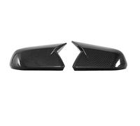 Coques Rétroviseurs Auto Pour Ford Pour Mustang 2015-2022 Couvercle De Rétroviseur Sans Clignotant Capuchon De Rétroviseur Latéral Accessoires De Voiture(2-Carbon Fiber Look)
