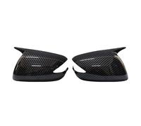 Coques Rétroviseurs Auto Pour Jazz Pour FIT GE GE6 GE8 2008-2013 Couvercle Rétroviseurs Latéraux Capuchons Rétroviseur Porte Voiture Couvercle Rétroviseur Latéral Accessoire(With Light Carbon)