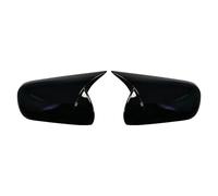 Coques Rétroviseurs Auto Pour Mark X Pour Reiz 2005-2007 Couvercle Rétroviseur Latéral Voiture Capuchon D'aile Garniture Boîtier De Vue Arrière De Porte Extérieure(Bright black)