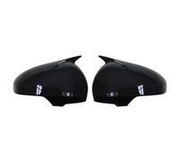 Coques Rétroviseurs Auto Pour Mark X Pour Reiz 2010-2017 Coque De Rétroviseur Latéral Autocollante Capuchons D'aile Garniture Boîtier Vue Arrière Porte Extérieure(Bright Black)