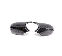 Coques rétroviseurs Capuchon Rétroviseur Pour BMW E81 E82 E87 E88 E90 E91 E92 E93 Look Voiture En Fiber Carbone Motif Noir Couvercle Rétroviseur Latéral Couverture rétroviseur (Couleur : Carbon Fibe