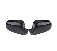 Coques Rétroviseurs,Couvercle de RéTroviseur Capuchon de rétroviseur de miroir, brillant noir de la face de miroir de miroir de l'aile noire Boîtier de même taille Utilisation adaptée pour Golf 4, MK4
