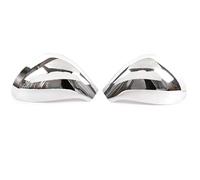Coques Rétroviseurs Latéraux Pour 2006-2014 Pour Peugeot 207 308 Accessoires De Voiture ABS Texture En Fiber Carbone Couverture Rétroviseur Porte Latérale Coque De Rétroviseur(Gloss Silver)