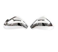 Coques Rétroviseurs Latéraux Pour 2006-2014 Pour Peugeot 207 308 Accessoires Voiture ABS Texture En Fiber Carbone Couverture Rétroviseur Porte Latérale Coque De Rétroviseur(Argent)