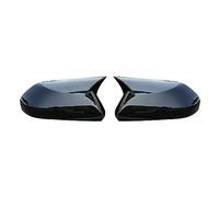 Coques rétroviseurs latéraux Pour 2018-2023 Car Rearview Side Mirror Cover Wing Cap Exterior Door Rear View Case Trim(Black)