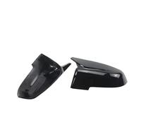 Coques rétroviseurs latéraux Pour 5 6 7 Series F10 F11 F18 F07 F12 F13 F06 F01 F02 LCI Carbon Fiber Look Black Rearview Side Mirror Caps(Black)