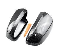 Coques Rétroviseurs Latéraux Pour A4, B6, B7, Pour A6, Pour C6 S4 2003-2007 Sportback, Finition Noir Brillant/carbone/argent/chrome Mat Miroir extérieur(Carbon Look Black)