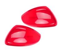 Coques Rétroviseurs Latéraux Pour Citroen Pour C3 2016-2020 1 Paire Coques Rétroviseurs Latéraux En ABS Rouge Brillant Autocollantes Couvercle Rétroviseur Extérieur