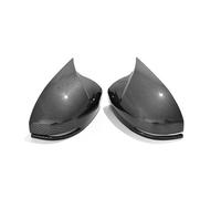 Coques rétroviseurs latéraux Pour Fit Pour Jazz Pour Shuttle Pour City 2014-2018 Car Rearview Side Mirror Cover Sticker Wing Cap Exterior Door Case Trim(With Light Carbon)