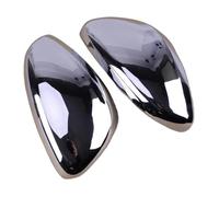 Coques rétroviseurs latéraux Pour Peugeot 2008 208 2013-2017 Chrome Voiture Plaqué Rétroviseur Latéral Garniture Couverture Coques rétroviseurs