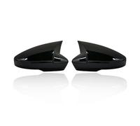Coques rétroviseurs latéraux Pour Pour Octavia 2013-2019 Car Rearview Side Mirror Cover Wing Cap Exterior Door Case Trim Sticker(Gloss Black)