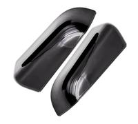Coques rétroviseurs Pour Ford Pour F-150 2009 2010 2011 2012 2013 2014 | Couvercle rétroviseur latéral 2 pièces mi-capuchon remorquage noir brillant/aspect Fiber carbone