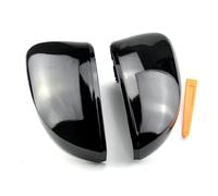 coques rétroviseurs Pour VW Polo MK5 6R 6C 2009 2010 2011 2012 2013 2014 2015 2016 2017 Couvercle De Rétroviseur Latéral Voiture 2 Pièces latéral Capuchon de Miroir(Bright black)