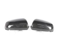 Coques Rétroviseurs Voiture Pour A3 S3 8P 2005 - 2008 A4 S4 B6 B7 8E 8H A6 S6 C6 4F Couvercle Rétroviseur Latéral Fiber Carbone Noir Couvercle Rétroviseur(Carbon look)