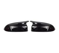 Coques Rétroviseurs Voiture Pour BMW X3 X4 X5 G01 G02 G05 Voiture Couvercles Capuchons D'aile Housse Remplacement En Fibre Carbone Durable Boîtier Rétroviseur(Noir)