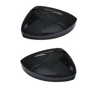 Coques Rétroviseurs Voiture Pour VW Pour Tiguan MK2 2017 2018 2019 2020 1 Paire De Coques Rétroviseur Latérales Noires Et Blanches(Noir)