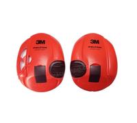 Coques rouges pour casque 3M Peltor Sporttac Coques rouges pour casque antibruit 3M Peltor Sporttac